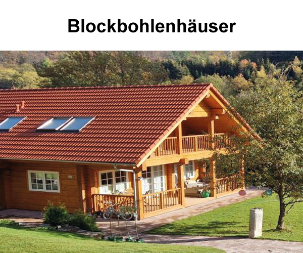 Blockbohlenhäuser